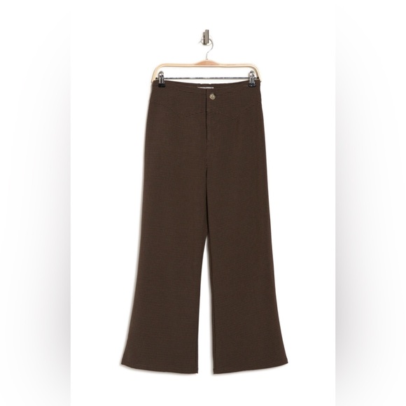 NWOT Nordstrom Plaid Wide Leg Trousers - Picture 3 of 6